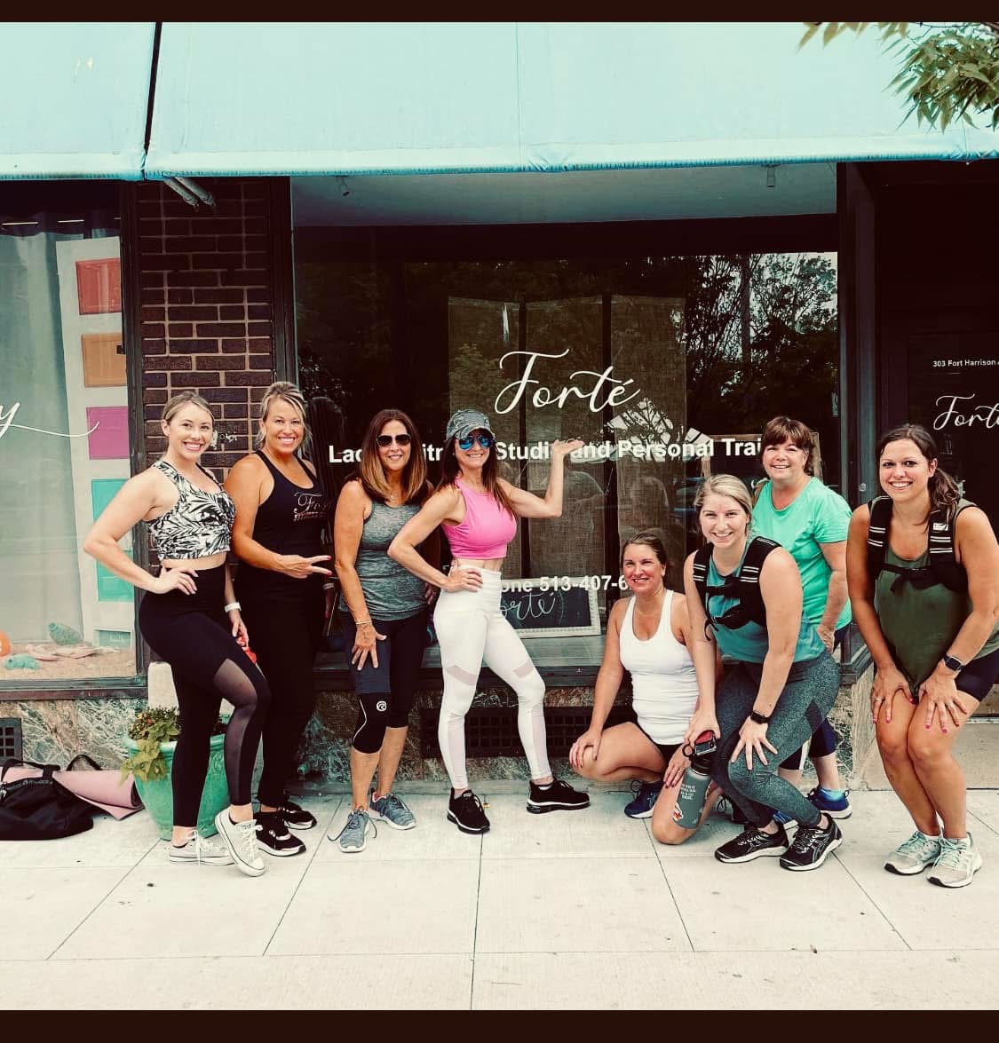 Group at Forté storefront
