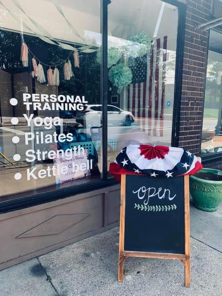 Studio free weights area